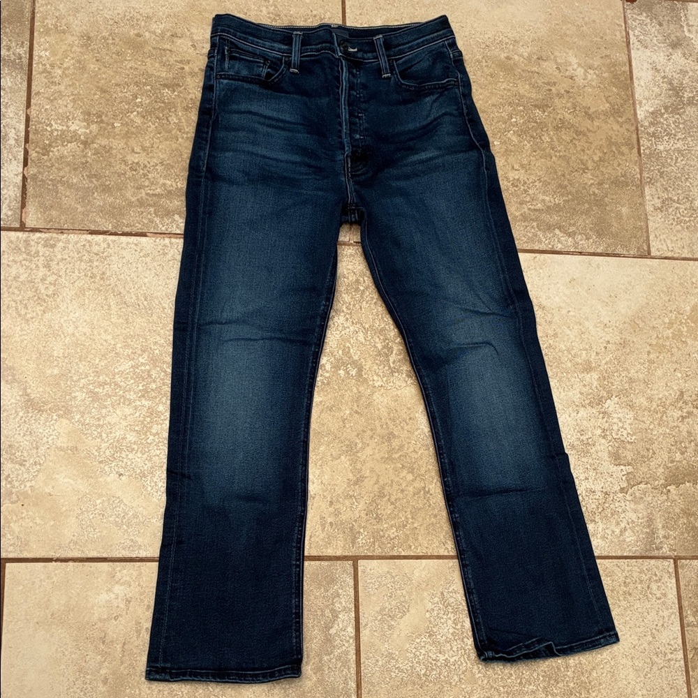 MOTHER Indigo Straight Jeans